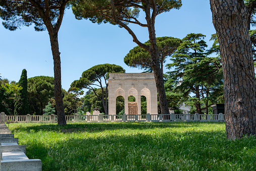 Mausoleum Ossario Garibaldino - Rome. Italy