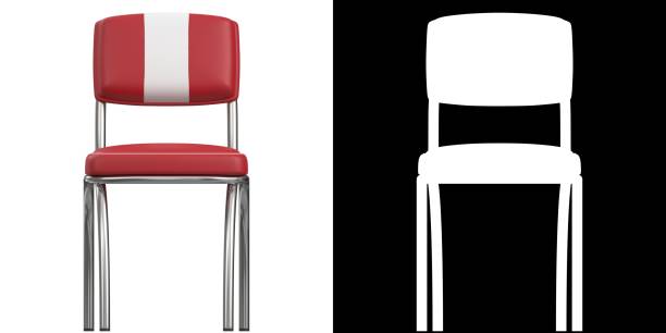istock Retro American diner chair 2013080441