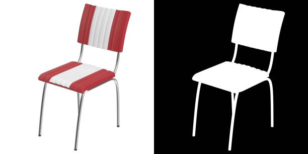 istock Retro American diner chair 2013080459