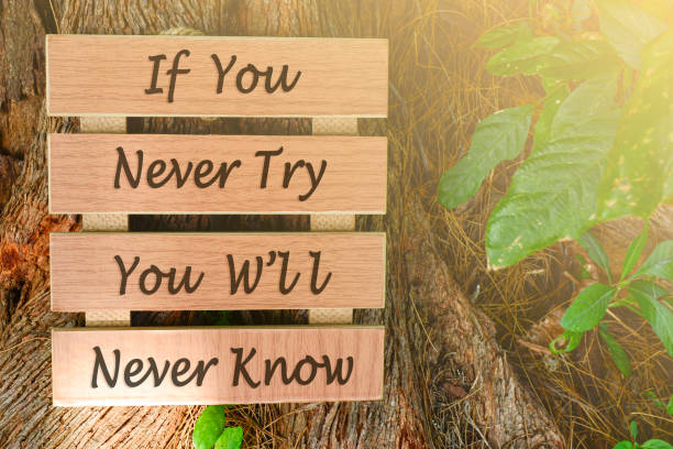 istock Motivational and inspirational quote on wooden frame. 2013080535