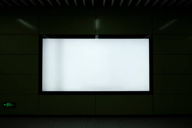istock Blank billboard at subway entrance 2013084955