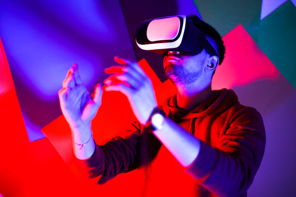 istock Virtual Reality Glasses, Metaverse, VR Technology, Futuristic 2013088763