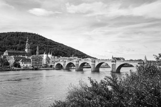 Heidelberg with Old Bridge on the Neckar River, Baden-Württemberg, Germany