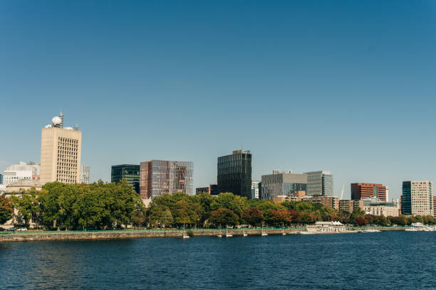 istock Boston cityscape, view from harbor on downtown, USA - sep 2th 2023 2013214406
