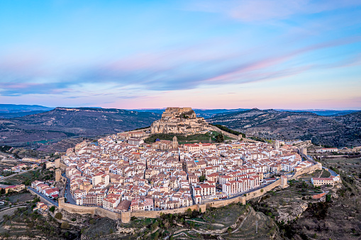 Nice View over Morella Town, Spain