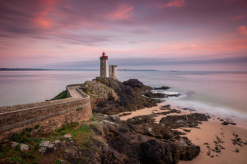 Stunning Sunset from Petit Minou Lighthouse, Brittany, France