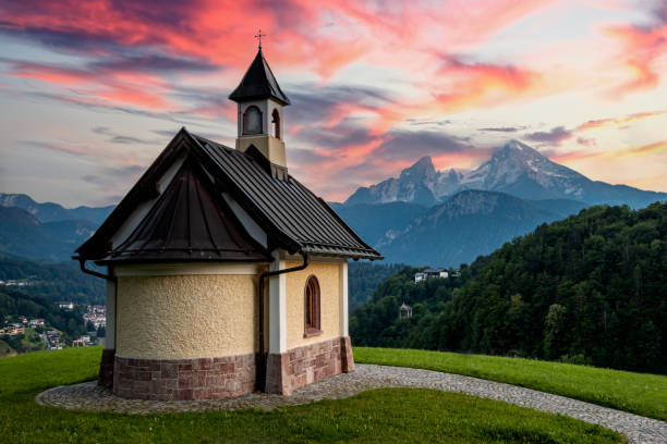 istock Kirchleitn Kapelle Overlooking Watzmann Peak, Bavaria Germany 2013335413
