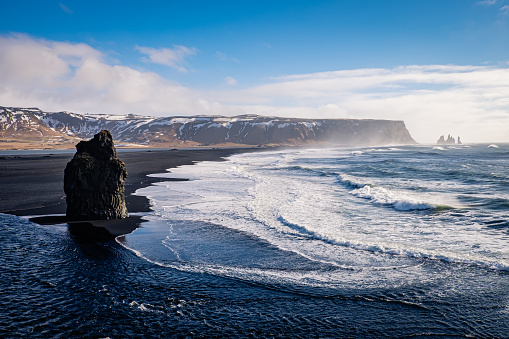 Víkurfjara Black Sand Beach, Iceland