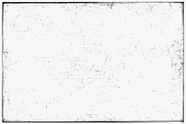 Textured Grunge Frame Detailed textured grunge frame. Textures are separate objects. Black and white grunge frame background. faded condition stock illustrations