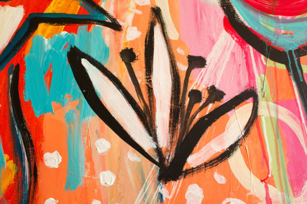 istock Detail of the Painting as a Background 2013387130