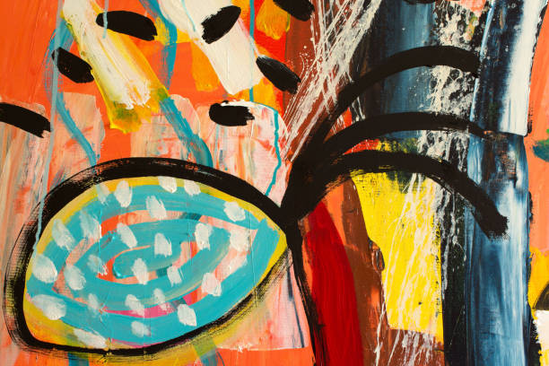 istock Detail of the Painting as a Background 2013388729