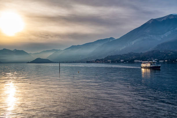 istock Sunset on Lake Como from Bellagio lakeside 2013526798