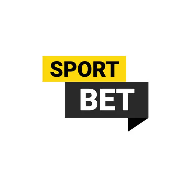 Vector illustration of Sport bet logo icon. Live bet app football soccer vector icon