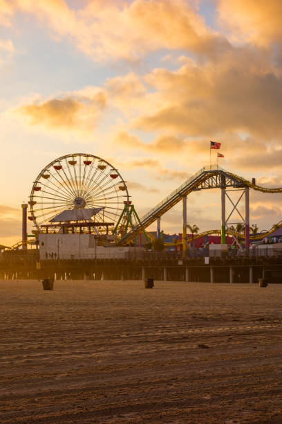 istock Santa Monica Pier in the Sunset 2013567328