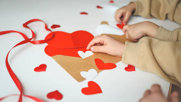 istock Children making a gift for mom on mother's day, creative concept 2013593052