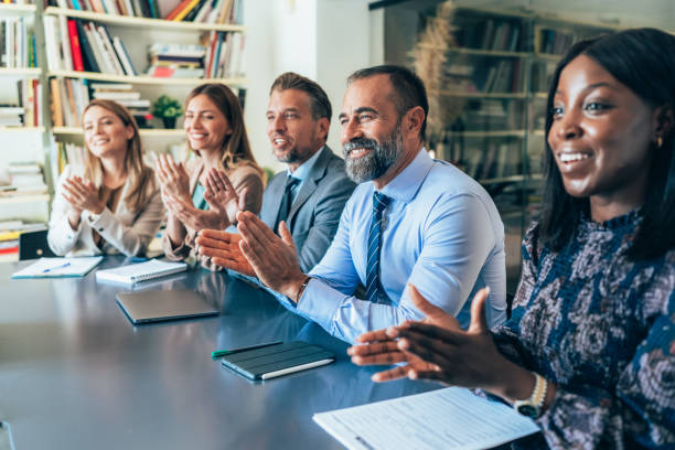 istock Multi-ethnic group of business persons during a conference 2013609084