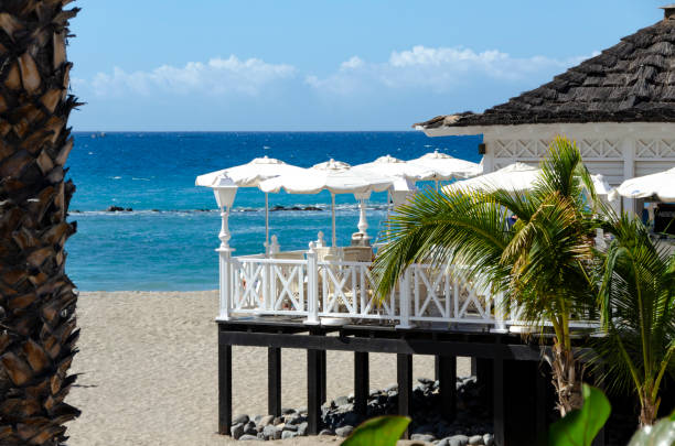 chiringuito tenerife - beach house villa bar fotografías e imágenes de stock