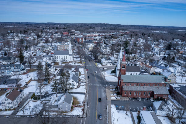 istock Aerial view of Westborough, Massachusetts 2013753842