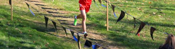 istock High school cross country runner running downhill on a 5K course 2013784226