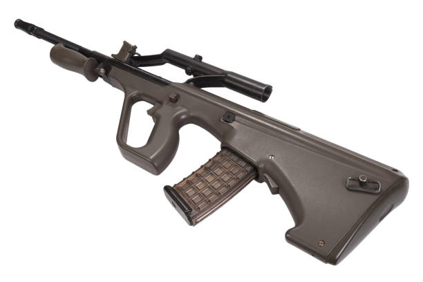 istock Modern bullpup assault rifle 2013864070