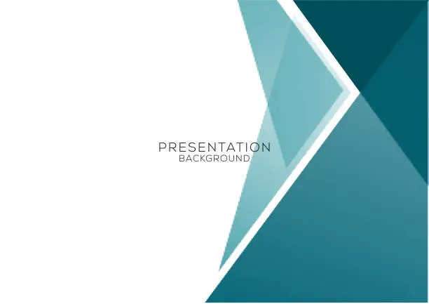 Vector illustration of modern presentation background