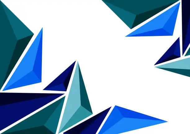 Vector illustration of modern geometric diamond background design