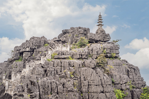 Ruins of St Michaels Chapel on the granite outcrop known as Roche Rock mid Cornwall England UK Europe