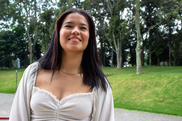 istock Beautiful young woman posing in the nature 2014059939