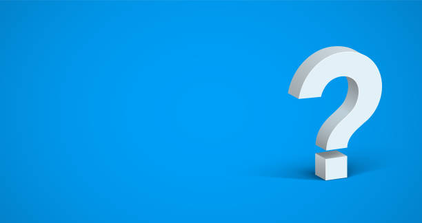 3d fragezeichen weiß isoliert antwort digital metall vektor 3d fragezeichen hintergrund zeichen design - fragezeichen stock-grafiken, -clipart, -cartoons und -symbole