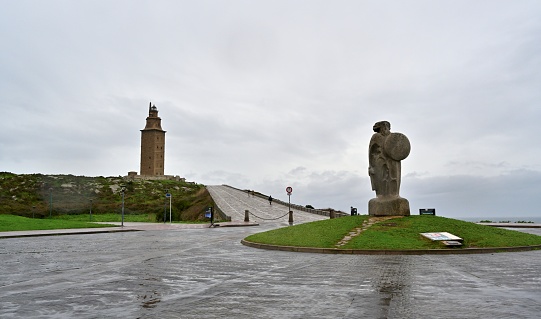 Hercules Tower is the only Roman lighthouse still in use in Spain, and it holds the title of 