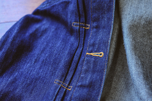 jeans jacket close up texture
