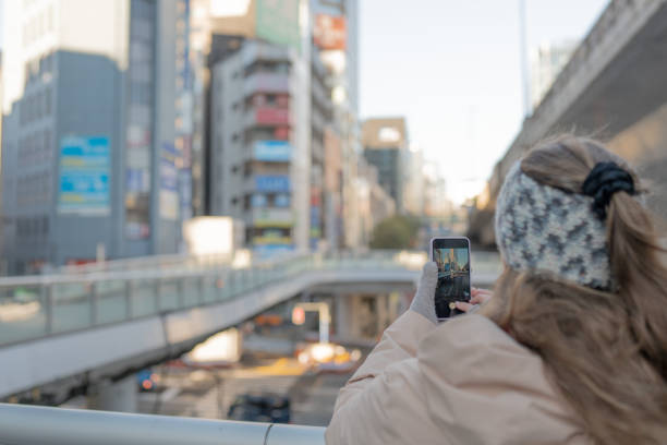 istock Solo Traveller Taking a Photo in Japan 2014300800