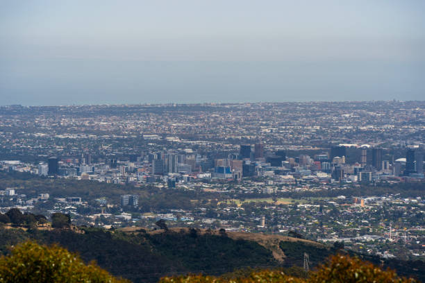 istock Panoramic view of Adelaide from Mount Lofty Summit, South Australia 2014470611