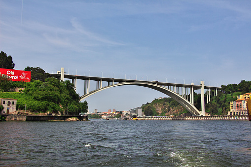 Porto, Portugal - 12 May 2015: The bridge in Porto city, Portugal