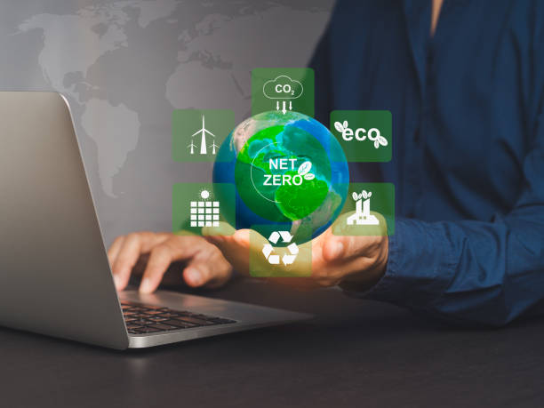 istock Target of Net Zero greenhouse gas emissions by 2050. 2014556736