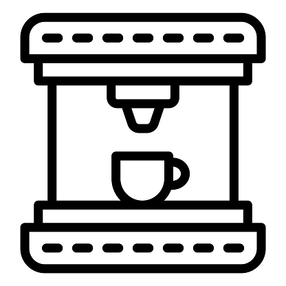 Coffee Maker Vector Icon Design Illustration