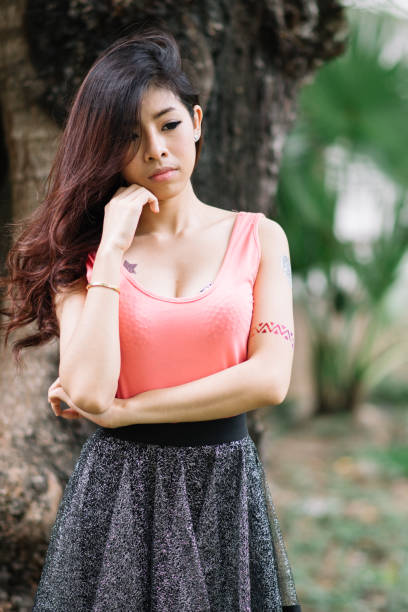 attractive singaporean woman