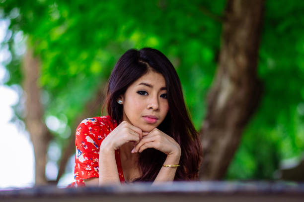 attractive singaporean woman