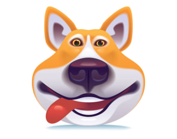 istock funny dog sticking out tongue icon 2014726245
