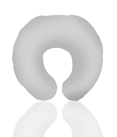 neck pillow isolated on white background