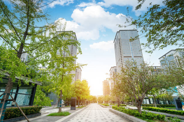 Skyscrapers in Wuhan Financial District