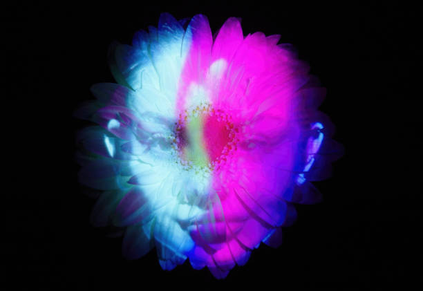 istock Woman's face projection on a flower 2014794491