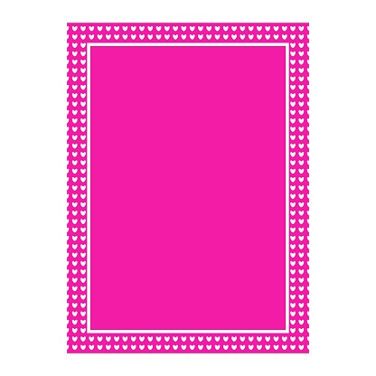 Isolated pink cover design for invitation card, flyer and card template. Vector illustration