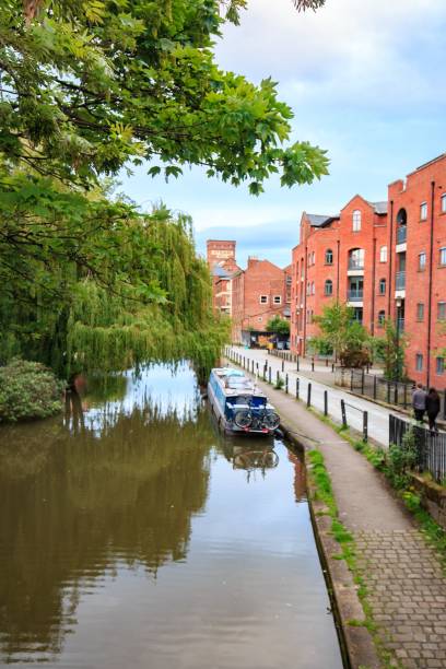 istock A Peaceful Day on the Dee River with a Narrow Boat 2014902242