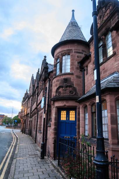 istock Cottages designed by architect John Douglas, Bath Street, Chester. 2014902243