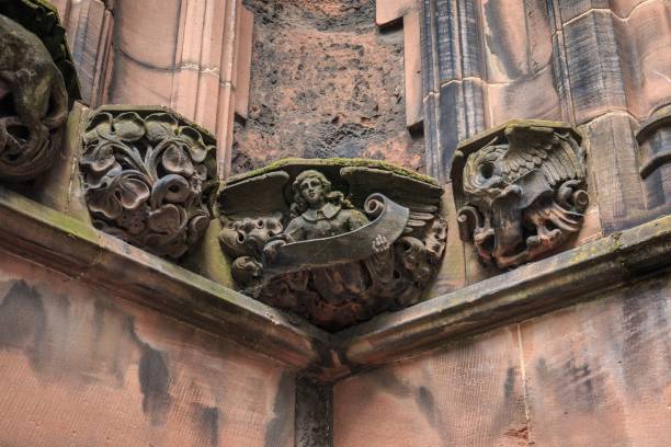 istock Gothic Elegance: A Glimpse of Chester Cathedral’s Stone Carvings 2014902341