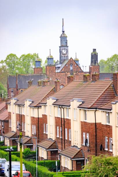 istock Historic Bell Tower Amidst Modern York Residences 2014902806