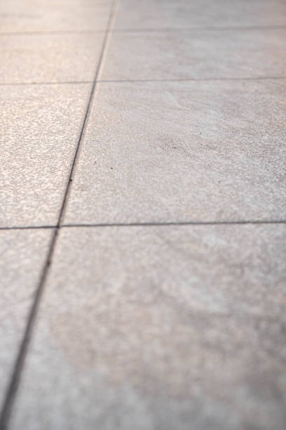 istock Brown tile floors with different perspectives can be used as a background. 2014918468