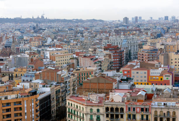 istock Ariel view of Barcelona city 2014961918