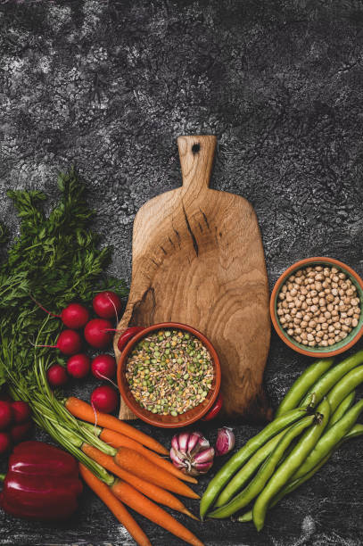 Healthy, clean food and eating concept.